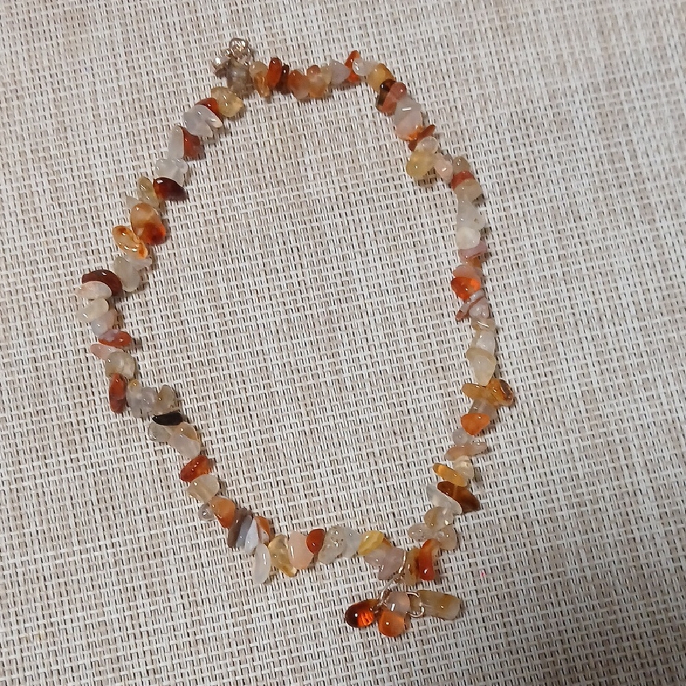 Elegant Multi-Color Stone Necklace